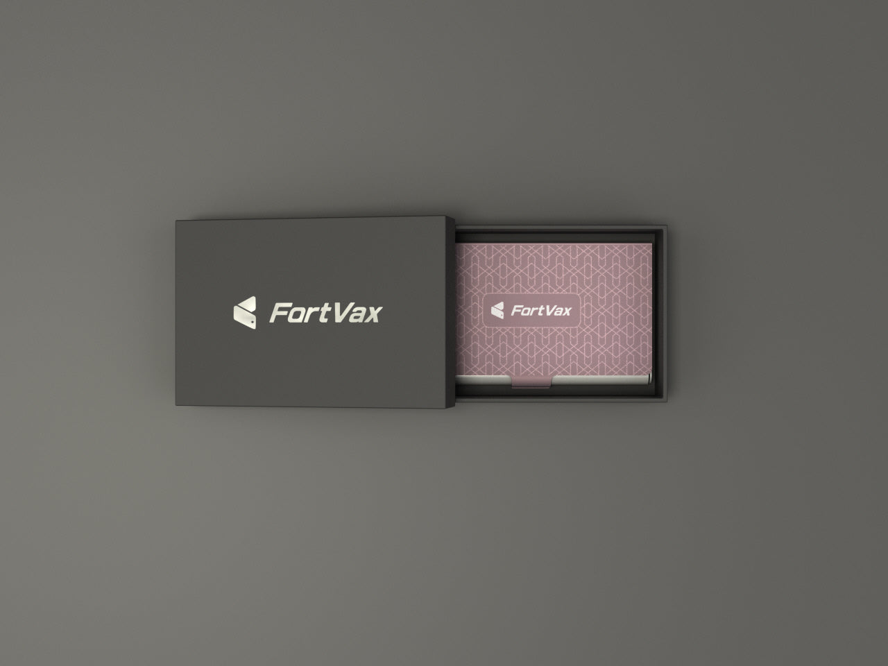 FortVax Cold Wallet Card (Pink namecard holder)