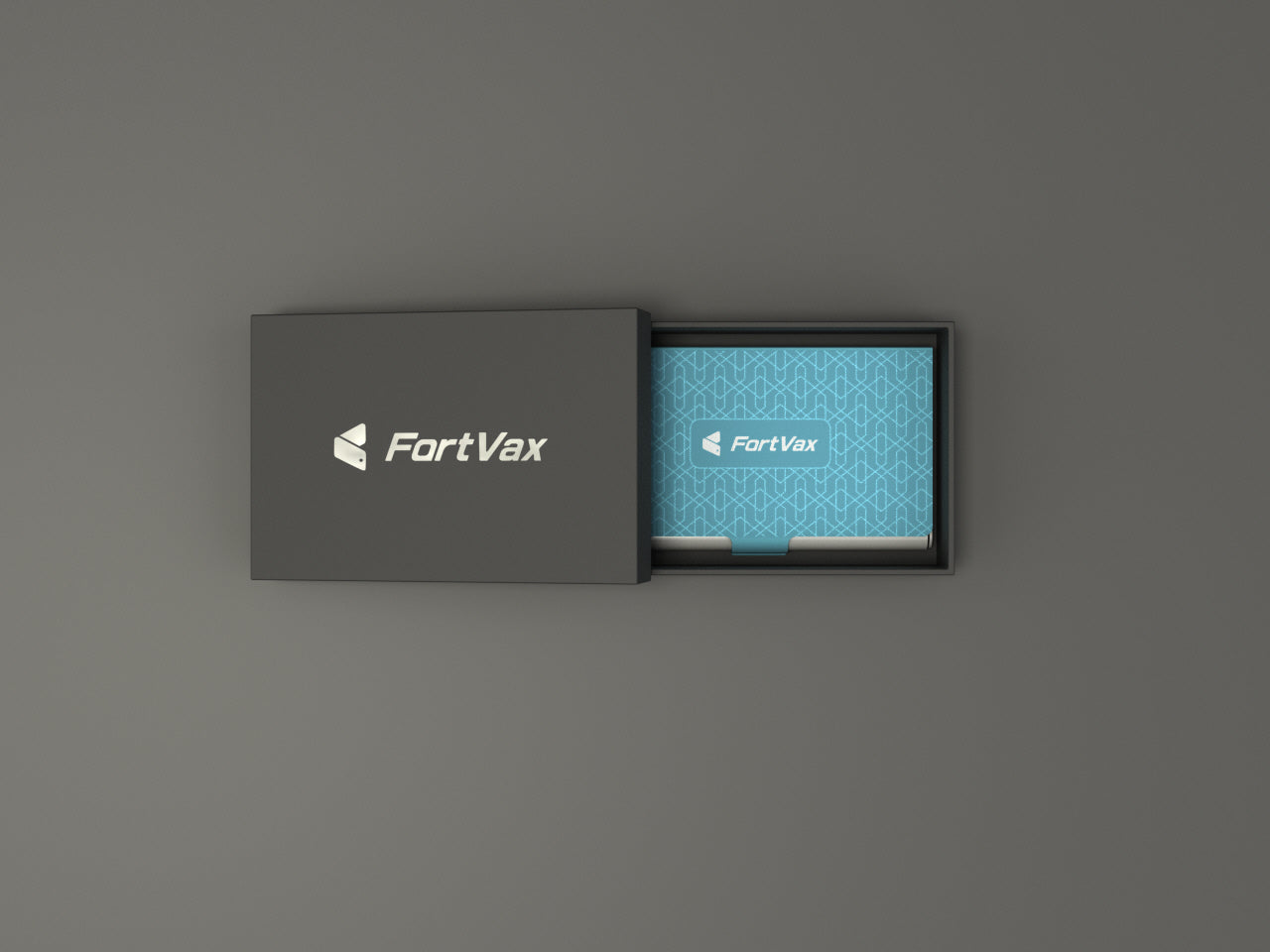 FortVax Cold Wallet Card (Blue namecard holder)