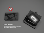 FortVax Cold Wallet-Metal x Black Card Holder